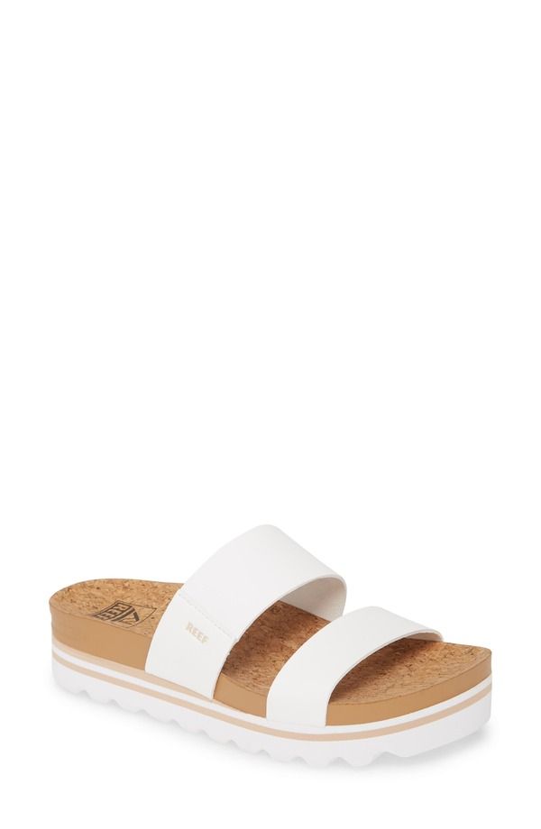 リーフ レディース シューズ サンダル Reef Cushion Vista Hi Slide Sandal Cloud