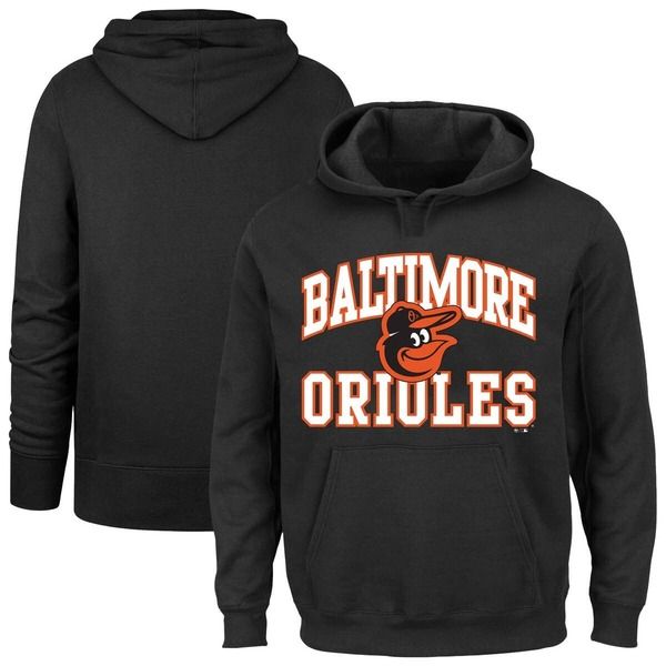 フォーティーセブン メンズ アウター パーカー・スウェットール フリース Mens47 Black Baltimore Orioles Big Tall Velocity Fleece Pullove