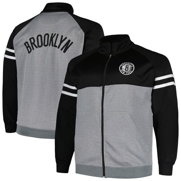 ファナティクス メンズ アウター ジャケット・ブルゾン トール Mens Fanatics Branded BlackHeather Gray Brooklynets Big Tall Pieced 18,091円