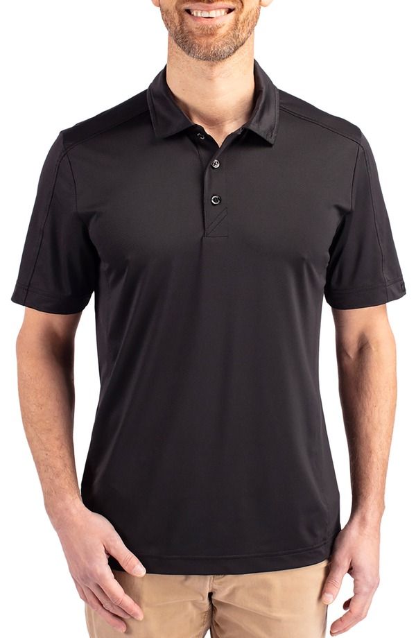カッターアンドバック メンズ トップス ポロシャツ Cutter Buck Prospectextured Stretch Polo Black ブラック 12,226円