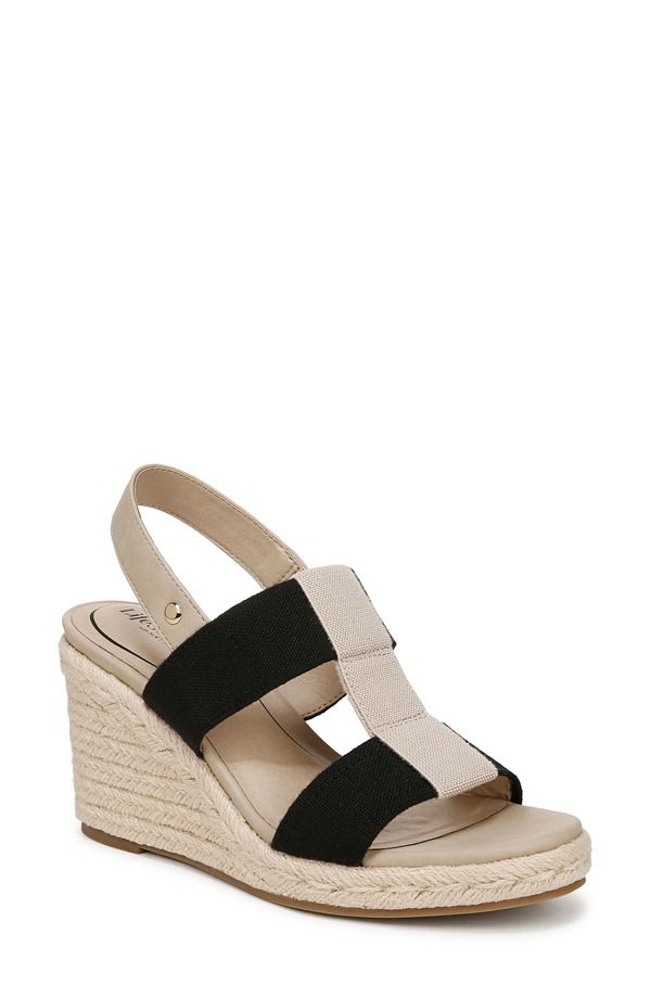 ライフストライド レディース シューズ サンダル プラットフォーム トール LifeStride Tallulah Espadrille Slingback Platform Wedge Sandal
