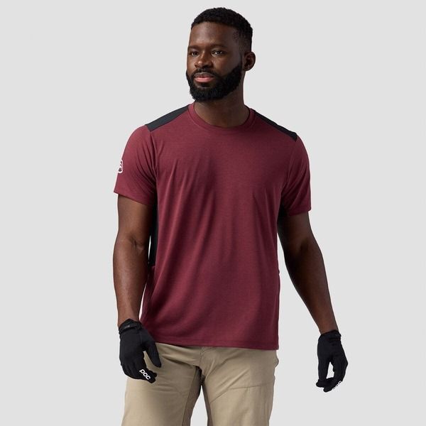 バックカントリー メンズ トップス シャツ Backcountry Slickrock Drirelease Tech TShirt Mens Red MahoganyBlack ブラック 12,586円