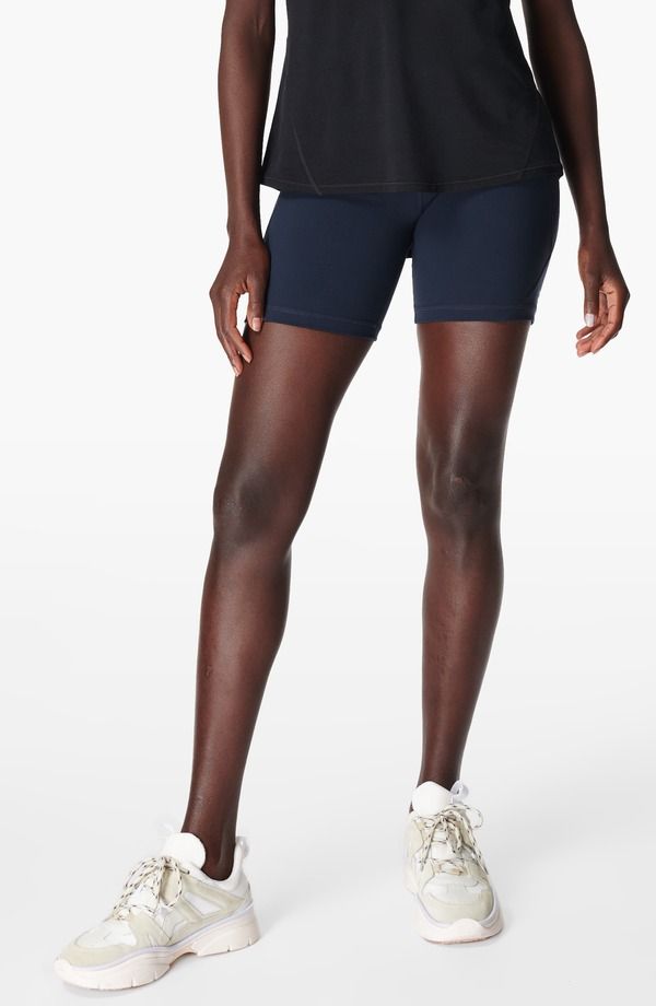 スウェッティベティ レディース ボトムス ハーフパンツ・ショーツ ショートパンツ Sweaty Betty Power Bike Shorts Navy Blue ネイビー