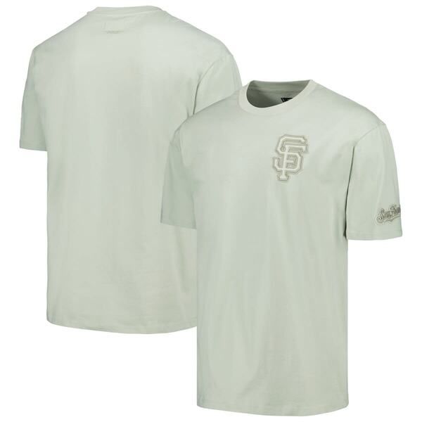 プロスタンダード メンズ トップス Tシャツ Mens Pro Standard Mint San Francisco Giants Neutral CJ Dropped Shoulders TShi