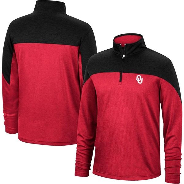 トップオブザワールド メンズ アウター ジャケット・ブルゾン Mens Top of the World CrimsonHeathered Black Oklahoma Sooners Texture