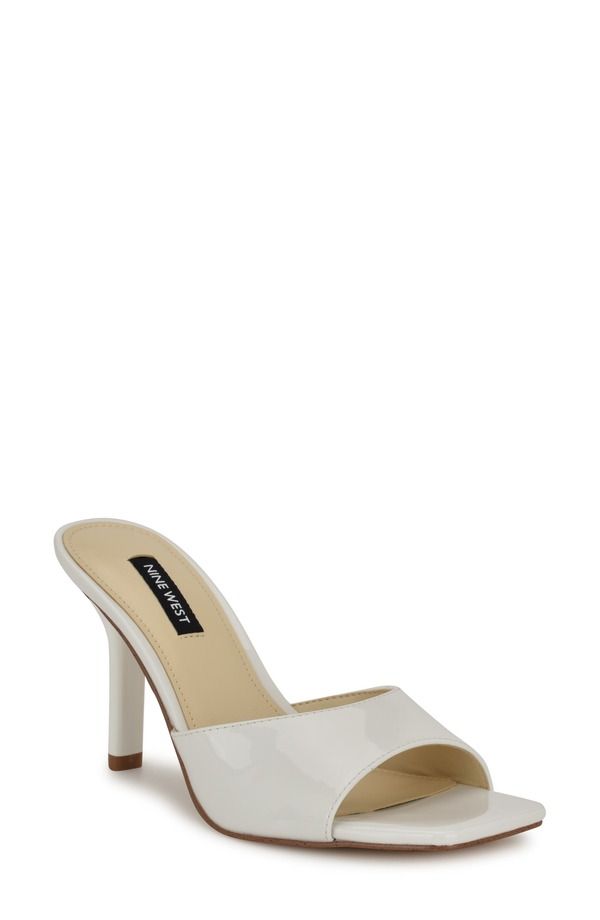 ナインウェスト レディース シューズ サンダル ヒール Nine West Disko Higheel Sandal White ホワイト