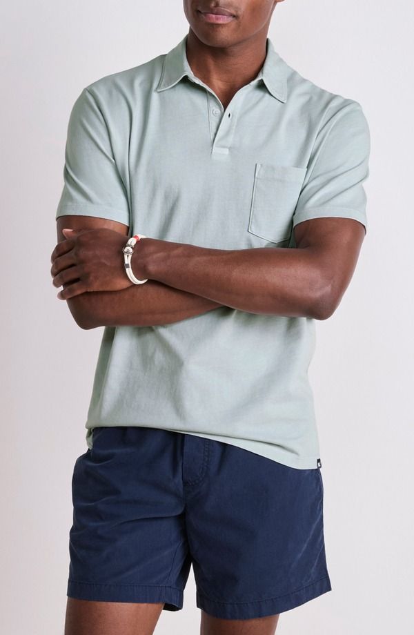ヴァインヤードヴァインズ メンズ トップス ポロシャツ コットン vineyard vinesurf Pima Cotton Polo Granite