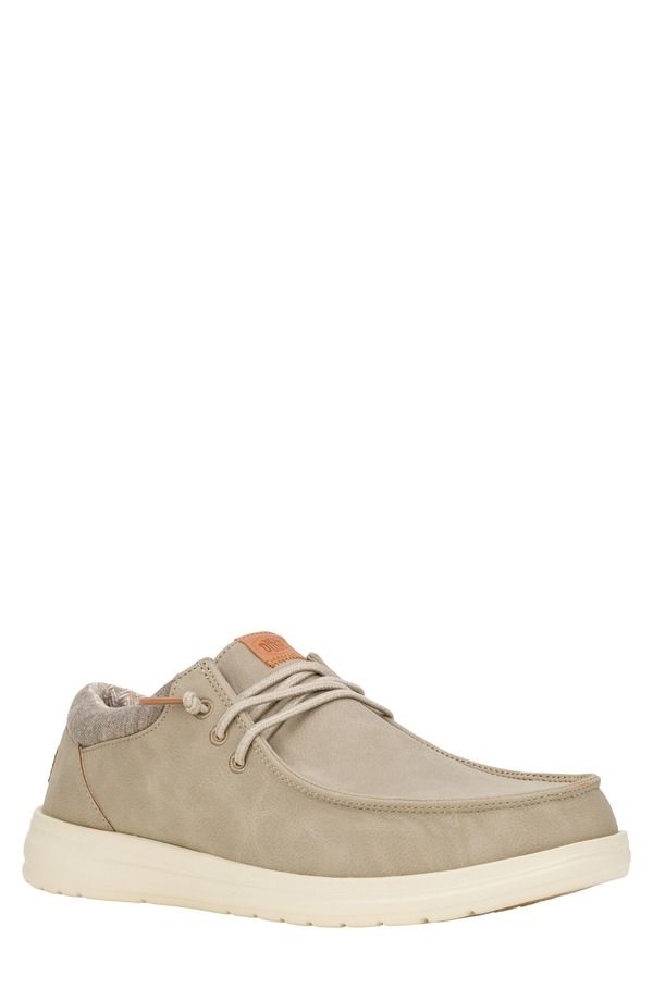ヘイデュード メンズ シューズ オックスフォード レース Hey Dude Wally Classic LaceUp Taupe Grey グレー