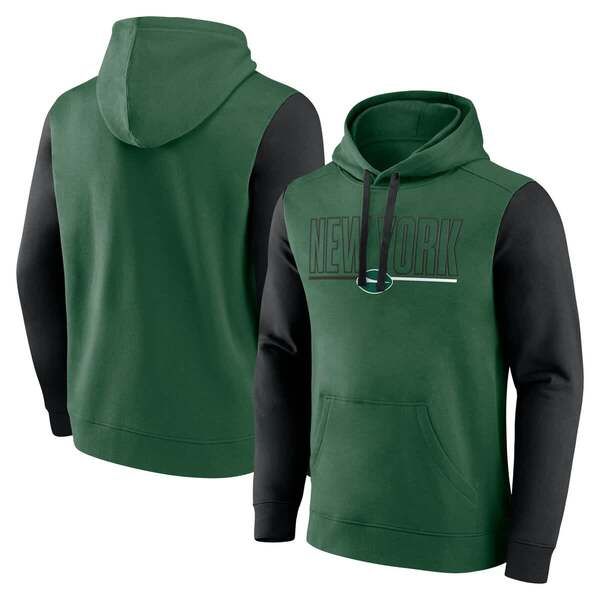 ファナティクス メンズ アウター パーカー・スウェット Mens Fanatics GreenBlack New York Jets Outline Pullover Hoodie Green グリー 19,426円