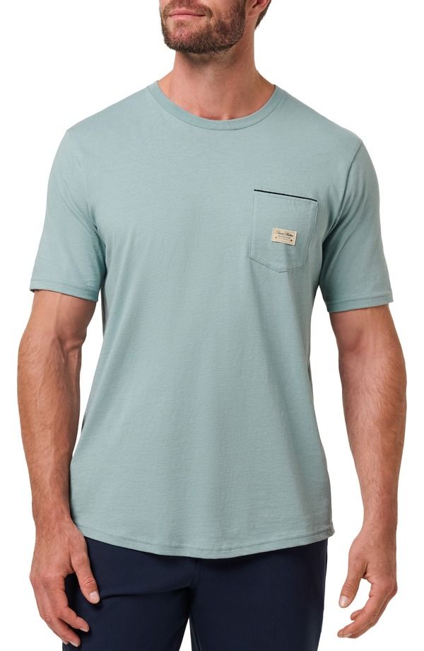 トラビスマヒュー メンズ トップス Tシャツ TravisMathew Social Club PocketShirt Arona