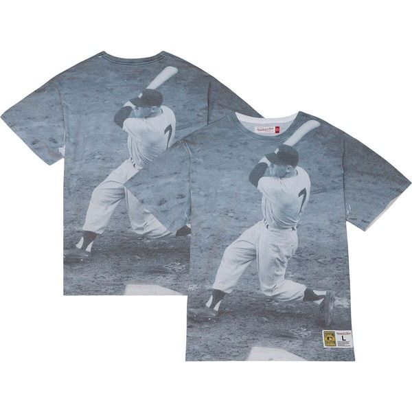 ミッチェルネス メンズ トップス Tシャツ グラフィック Mens Mitchell Ness Mickey Mantle New York Yankees Cooperstown Collectio