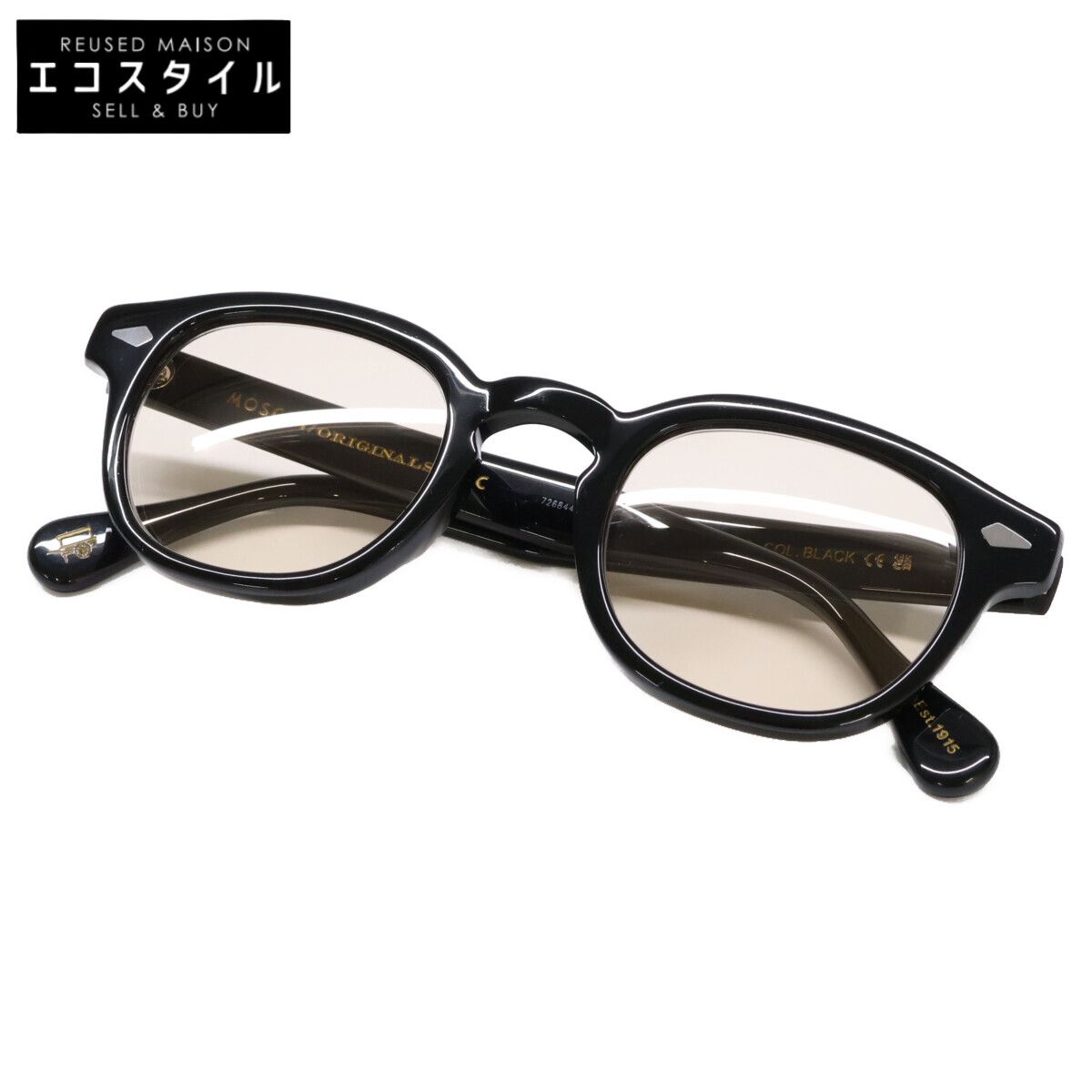 MOSCOT　モスコット　LEMTOSH COL.BLACK レムトッシュ カラーレンズ ウェリントンシェイプ　46□24-145