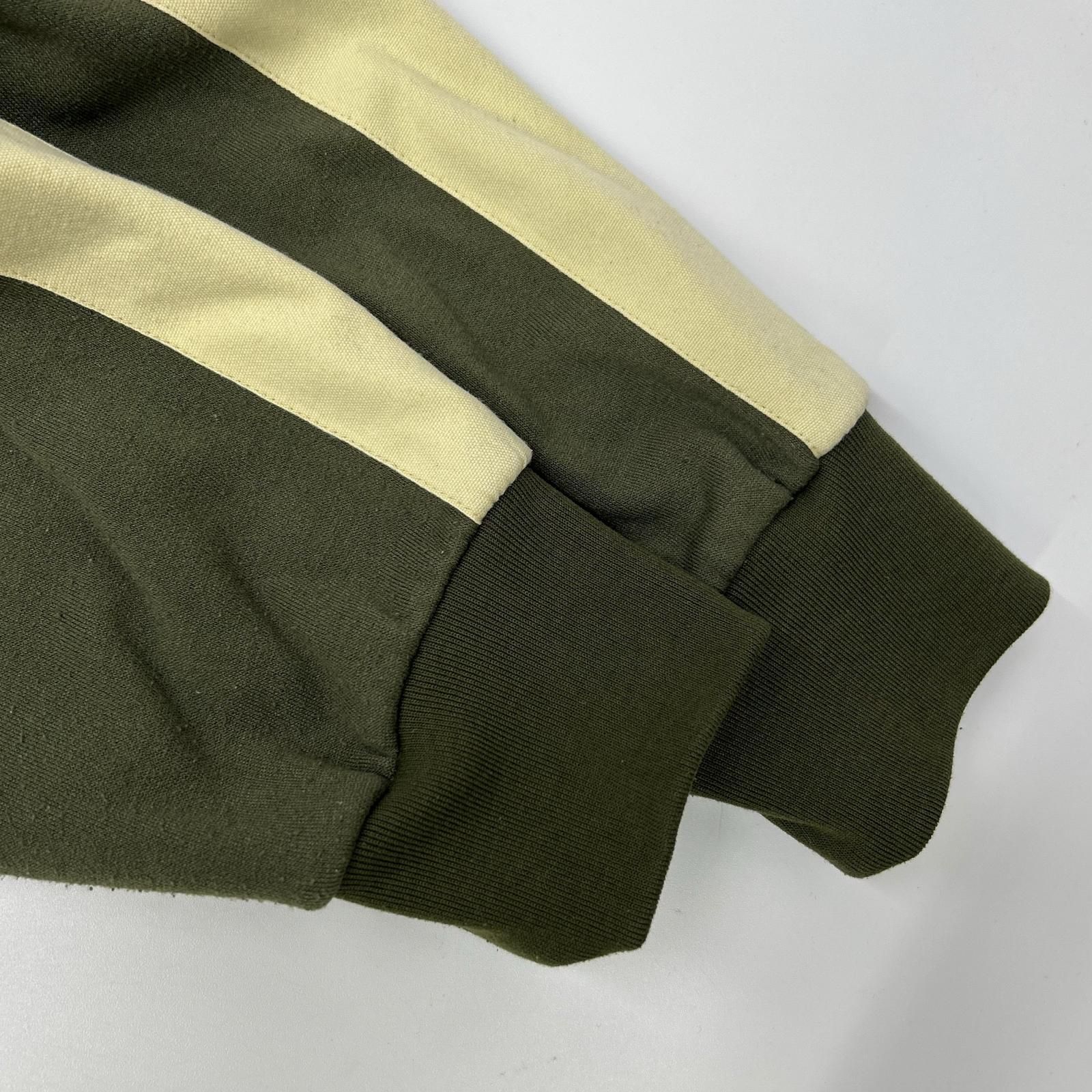 NIGEL CABOURN ナイジェルケーボン カーキ TRACK JACKET SANDWICH PILE 50 NIGEL CABOURN ナイジェルケーボン カーキ TRACK JACKET SANDWICH PILE