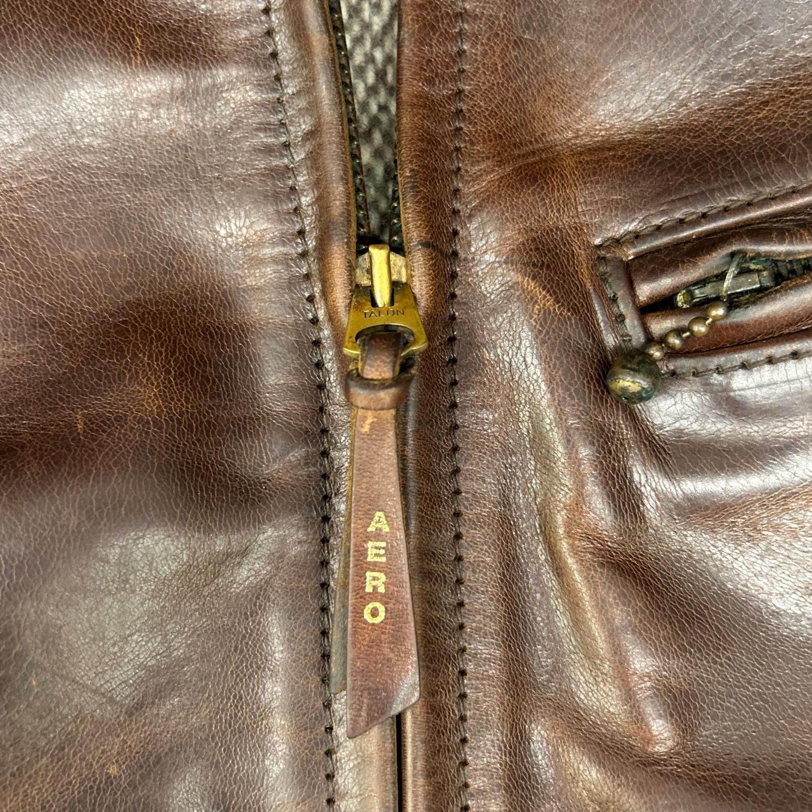 AERO LEATHER エアロレザー ブラウン ホースハイド ハイウェイマン