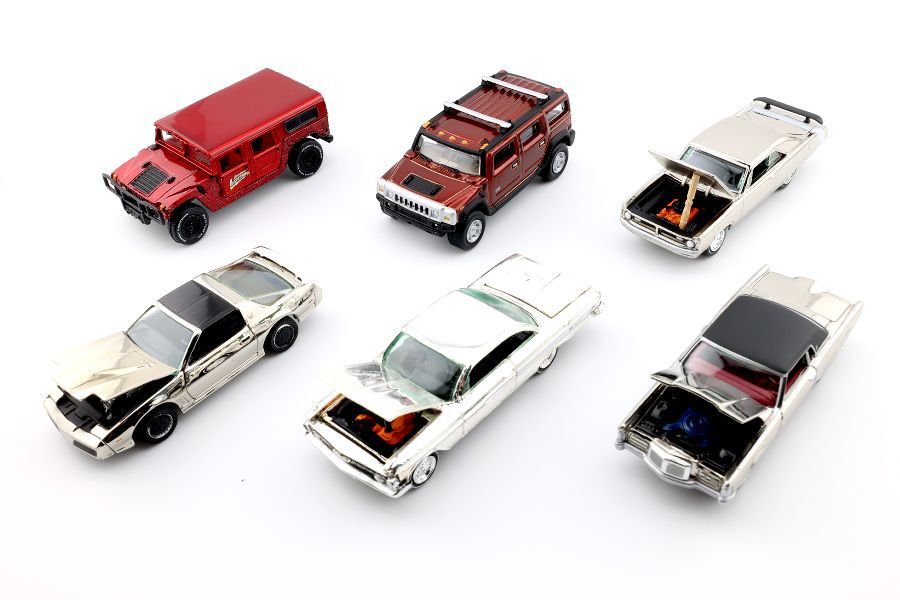 ジョニーライトニング　007シリーズ　6台セット Johnny Lightning ジョニー・ライトニング メタリック系中古6台セット