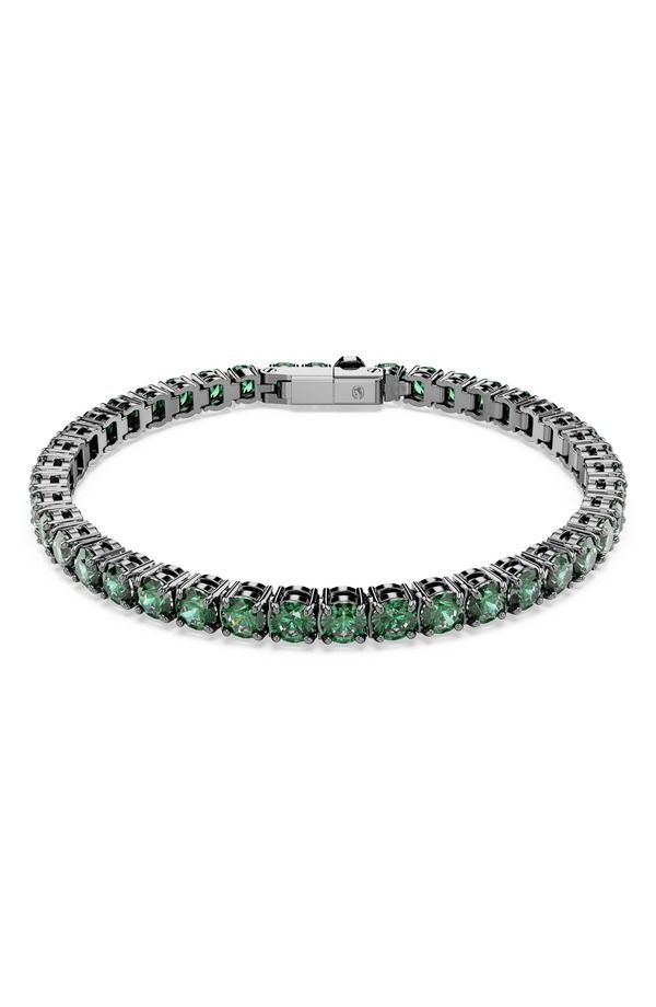 スワロフスキー レディース アクセサリー ブレスレット・バングル・アンクレット Swarovski Matrix Tennis Bracelet Green グリーン