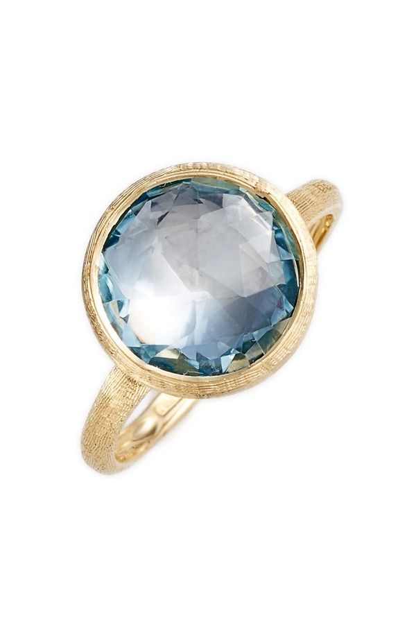 マルコ ビチェゴ レディース アクセサリー 指輪 Marco Bicego Stackable Semiprecioustone Ring Yellow Gold Blue Topaz ブルー