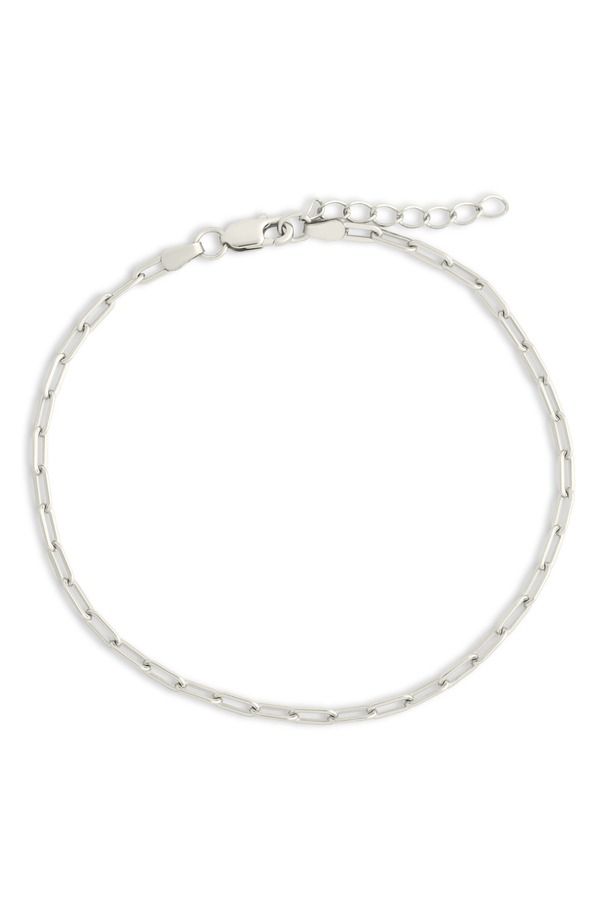 スターリングフォーエバー レディース アクセサリー ブレスレット・バングル・アンクレット Sterling Forever Dainty Paper Clip Chain Bracelet Silve