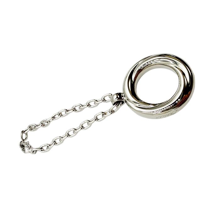 Cartier カルティエ トリニティ キーリング キーホルダー シルバー 箱