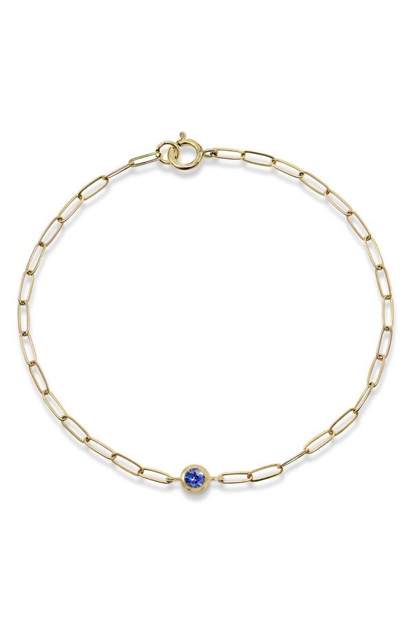 アンジー レディース アクセサリー ブレスレット・バングル・アンクレット Anzie Bezel Pendant Bracelet Saphire Blue ブルー