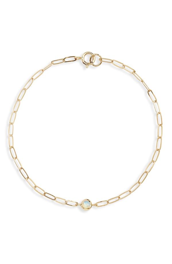 アンジー レディース アクセサリー ブレスレット・バングル・アンクレット Anzie Bezel Pendant Bracelet Opal White ホワイト