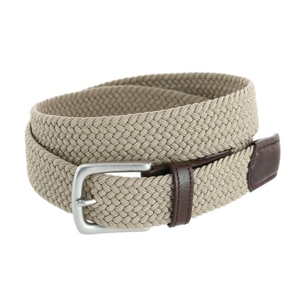 トラファルガー メンズ アクセサリー ベルトール Trafalgariverside Big and Tall Solid Stretch Weave Belt Khaki カーキ