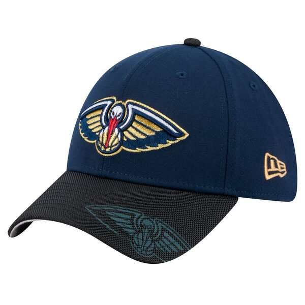 ニューエラ メンズ アクセサリー 帽子 Mens New Era Navy New Orleans Pelicansport Night 39THIRTY Flex Hat Navy ネイビー
