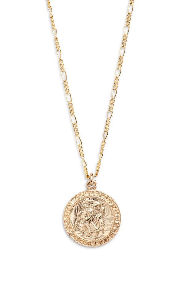 ナシェル レディース アクセサリー ネックレス・チョーカー レース Nashelle Saint Christopher Pendant Necklace Gold Fill ゴールド 31,720円