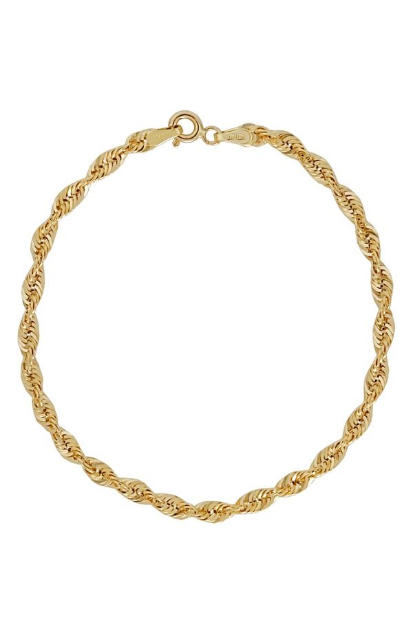 ボニー レヴィ レディース アクセサリー ブレスレット・バングル・アンクレット Bony Levy 14K Gold Rope Chain Bracelet 14K Yellow Gold イエロー