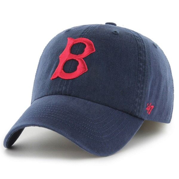 フォーティーセブン メンズ アクセサリー 帽子 Mens 47 Navy Boston Red Sox Cooperstown Collection Franchise Fitted Hat Navy
