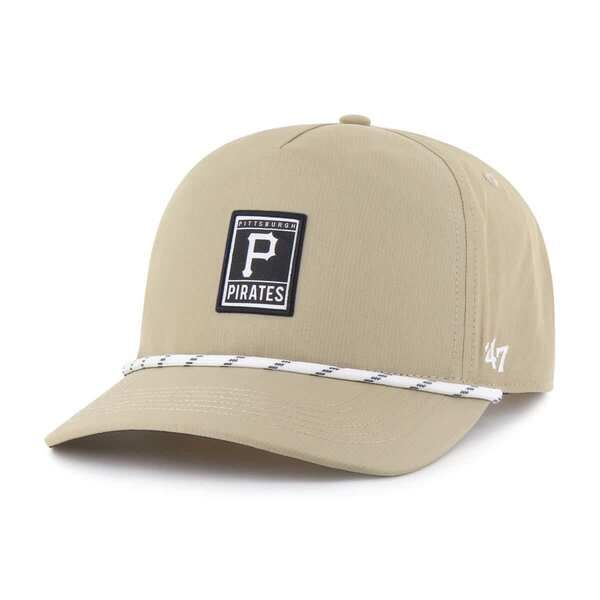 フォーティーセブン メンズ アクセサリー 帽子 Mens 47 Khaki Pittsburgh Pirates Cozumel Hitch Adjustable Hat Khaki カーキ