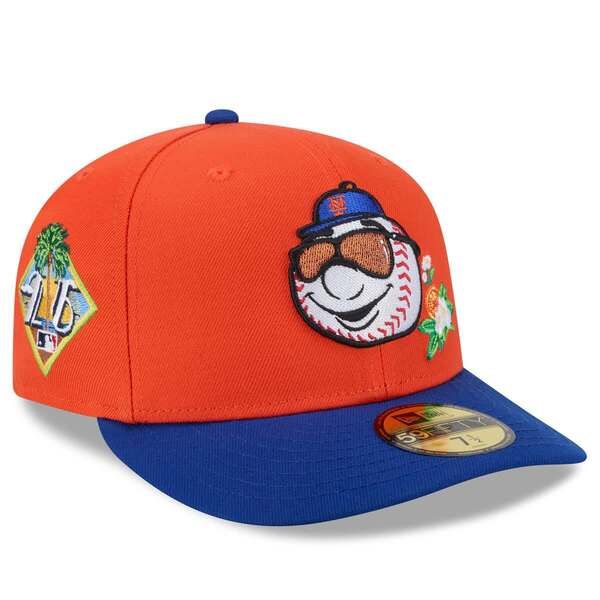 ニューエラ メンズ アクセサリー 帽子 Mens New Era OrangeRoyal New York Mets 2026 Spring Training 59FIFTY Fitted Hat O