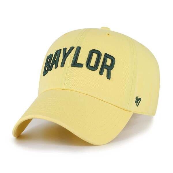 フォーティーセブン メンズ アクセサリー 帽子 Mens 47 Maize Baylor Bears Clean Up Adjustable Hat Maize 9,734円