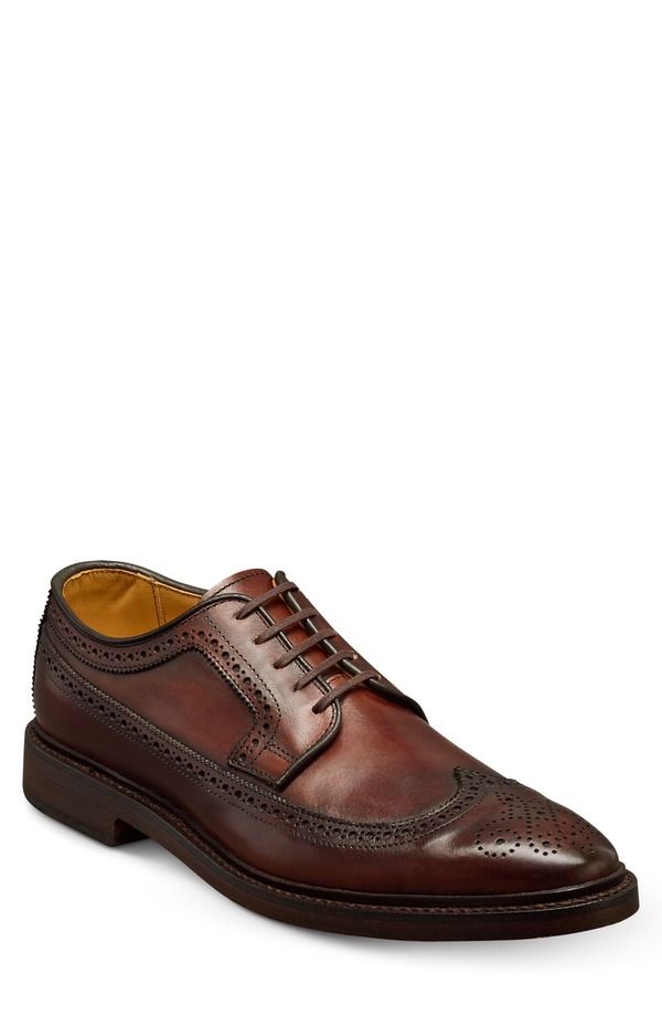 アレン エドモンズ メンズ シューズ ウィングチップ ダービー Allen Edmonds Mason Wingtip Derby Chili