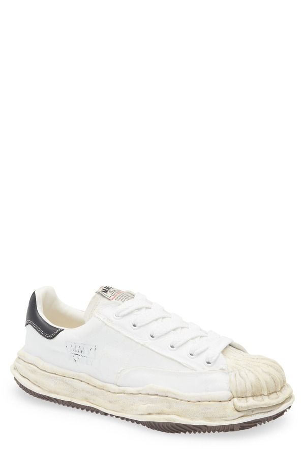 ミハラ ヤスヒロ メンズ シューズ スニーカー Maison MIHARA YASUHIRO Blakey OG Sole Film Canvasneaker White ホワイト