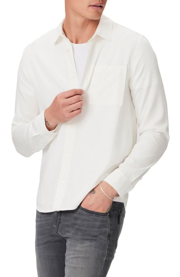 ペイジ メンズ トップス シャツ PAIGE Wardin ButtonUp Shirt Dried Coconut