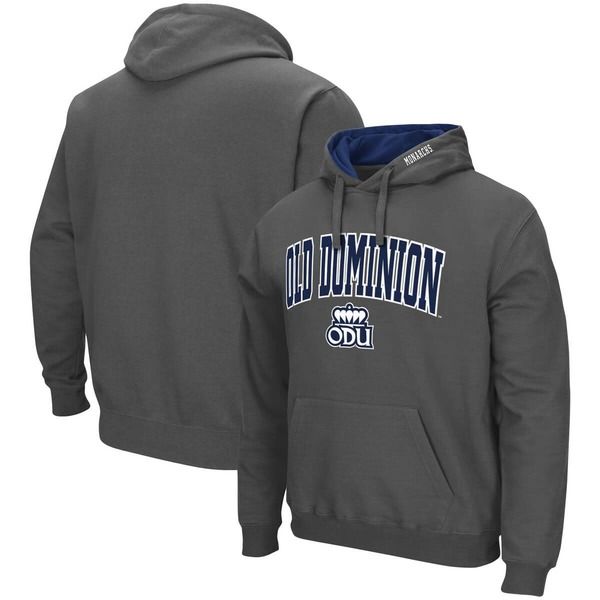コロシアム メンズ アウター パーカー・スウェット ミニ ロゴ Mens Colosseum Charcoal Oldominion Monarchs Arch and Logo Pullover H