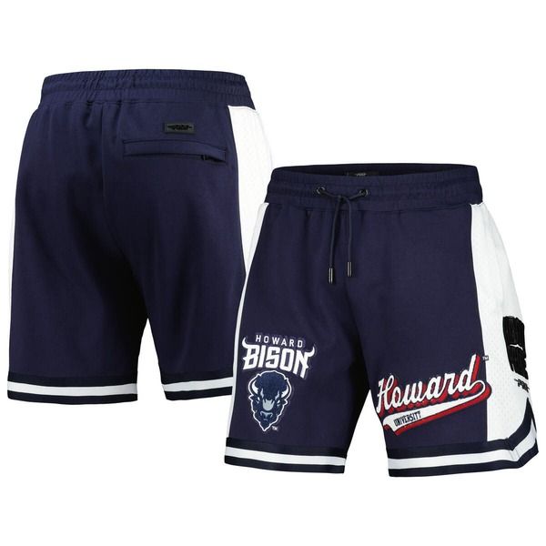 プロスタンダード メンズ ボトムス ハーフパンツ・ショーツ ショートパンツ Mens Pro Standard Navy Howard Bison Scriptail DK 20 Shorts Nav
