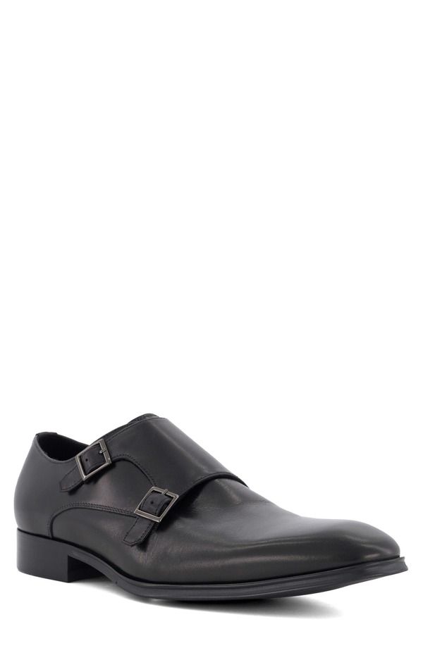 デューンロンドン メンズ シューズ モンクストラップ モンク Dune London Situation Double Monk Strap Shoe Black ブラック