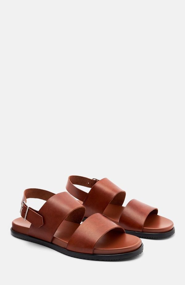 スカロッソ メンズ シューズ サンダル SCAROSSO Antonio Sandals Cognac Calf