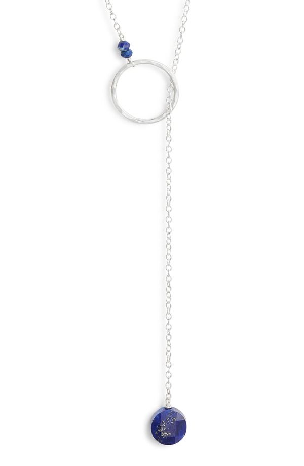 ナシェル レディース アクセサリー ネックレス・チョーカー レース Nashelle Gwyneth Semiprecious Toggle Necklace Lapis Sterling Silve