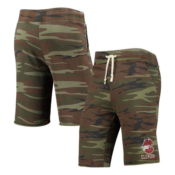 オルタナティヴ アパレル メンズ ボトムス ハーフパンツ・ショーツ ショートパンツ Mens Camo Alternative Apparel Clemson Tigers Victory Loung