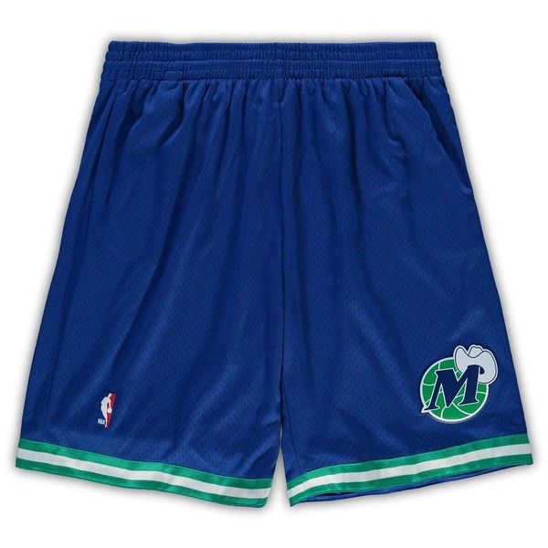 ミッチェルネス メンズ ボトムス ハーフパンツ・ショーツ トール ショートパンツ Mens Mitchell Ness Royal Dallas Mavericks Big Tall Hardwood