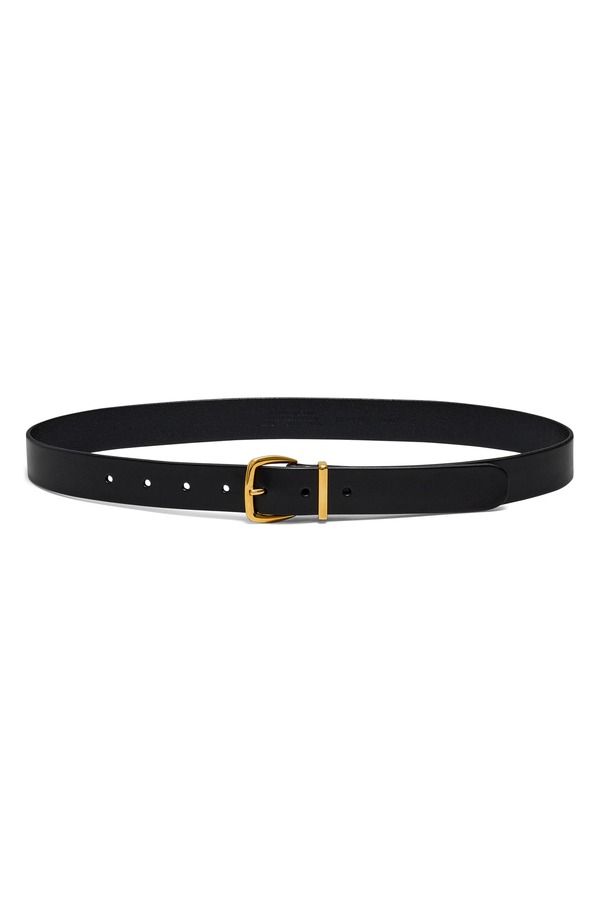 メイドウェル レディース アクセサリー ベルト レザー Madewell Thessentialeather Beltrue Black ブラック 17,610円