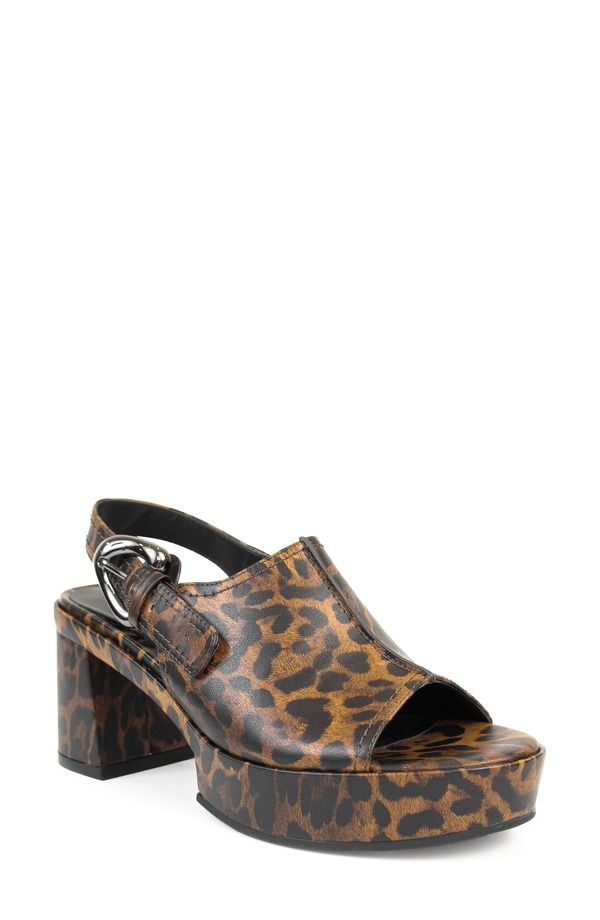 エアロソールズ レディース シューズ ヒール プラットフォーム サンダル Aerosoles Zella Platform Sandaleopard Print アニマル