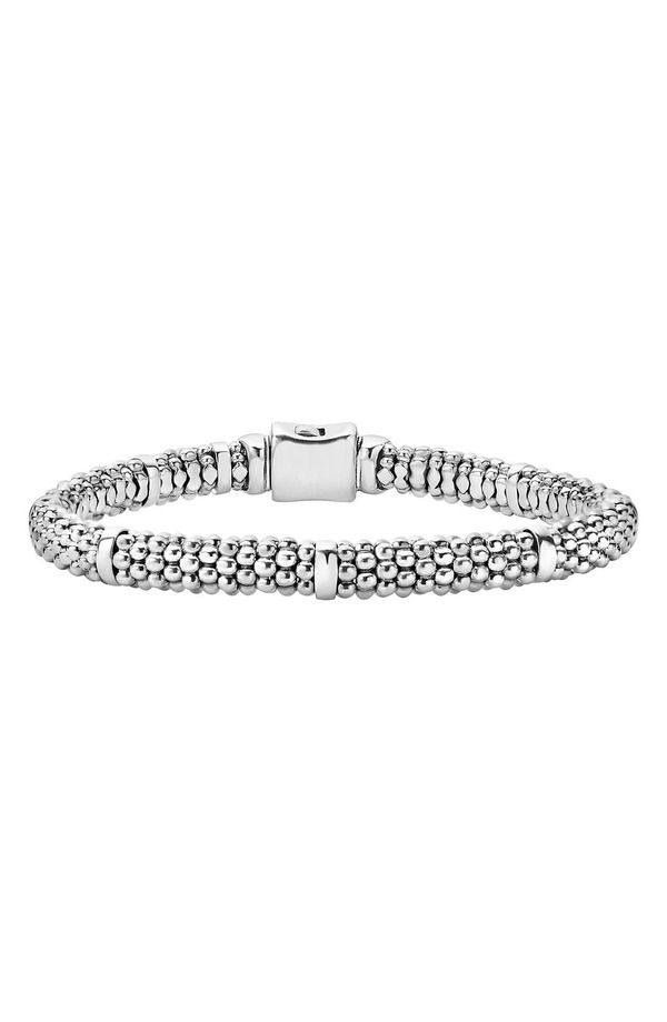 ラゴス レディース アクセサリー ブレスレット・バングル・アンクレット LAGOS Caviar Sterling Silverope Station Bracelet Sterling Silver