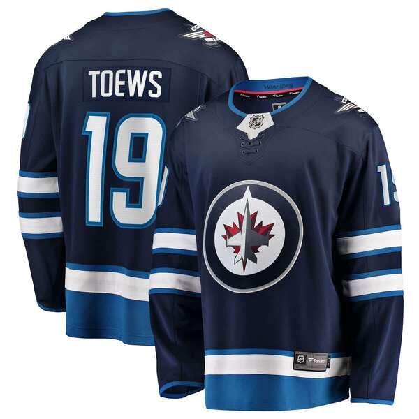 ファナティクス メンズ トップス シャツ ジャージー Mens Fanatics Jonathan Toews Navy Winnipeg Jets Home Breakaway Jersey Nav
