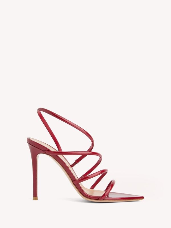 ジャンヴィト ロッシ レディース シューズ サンダル Gianvito Rossi Ettie Sandal Red Nappa レッド