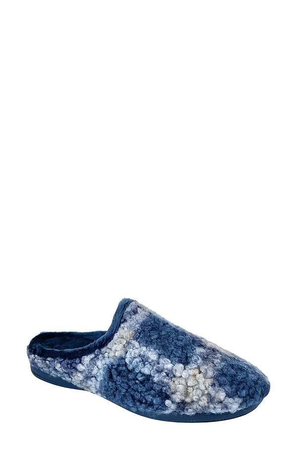ロンホワイト レディース シューズ サンダル Ron White Lily Mule Slipper Blueberry