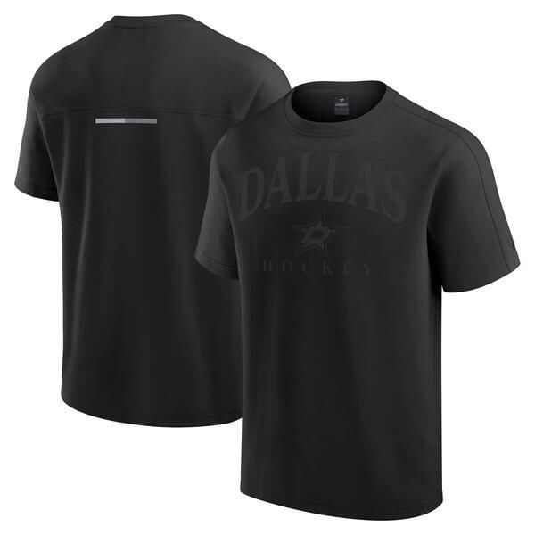 ファナティクス メンズ トップス Tシャツ Mens Fanatics Black Dallastars Elements Flex TriBlend TShirt Black ブラック